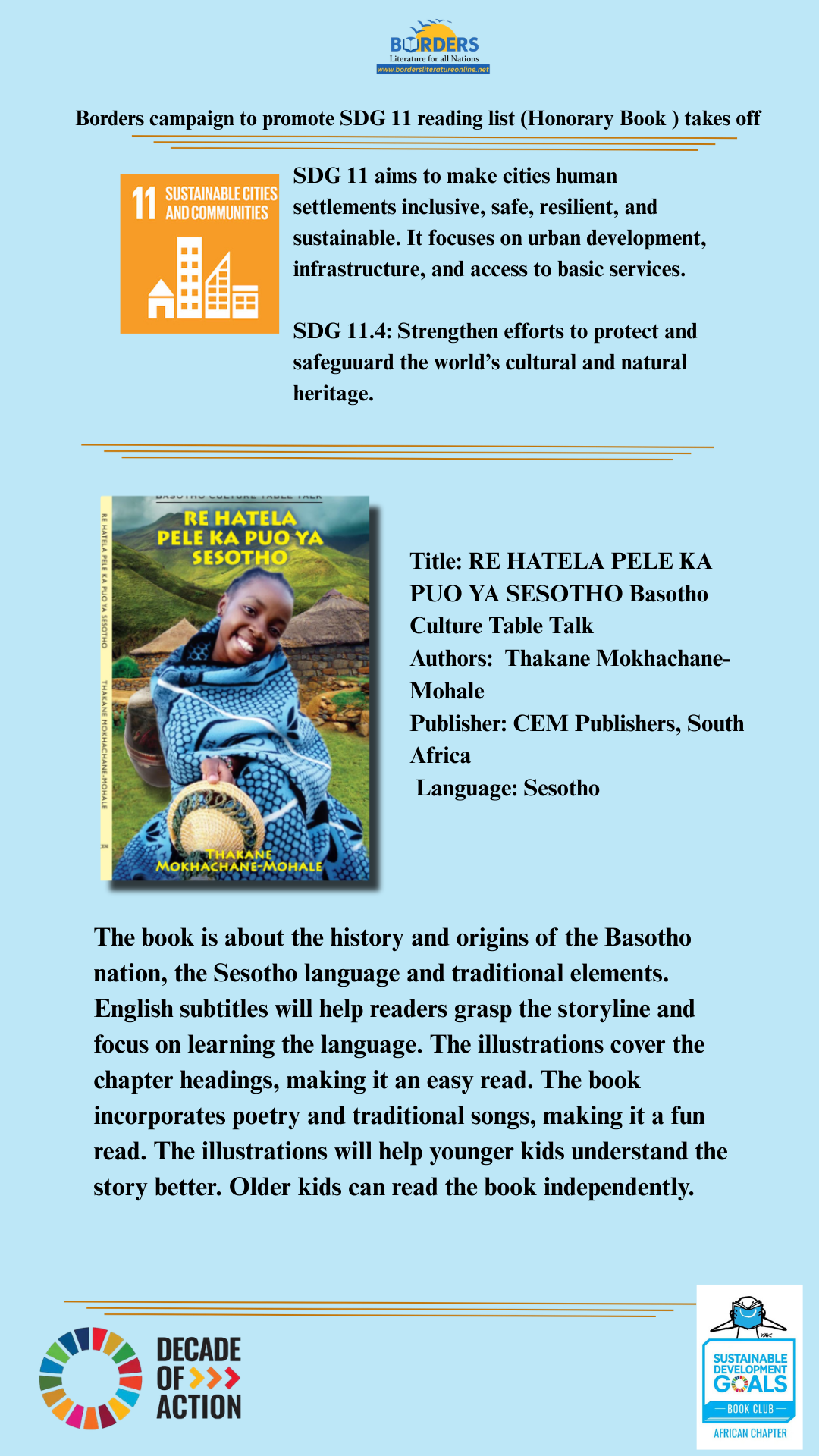 Sustainable cities and communities